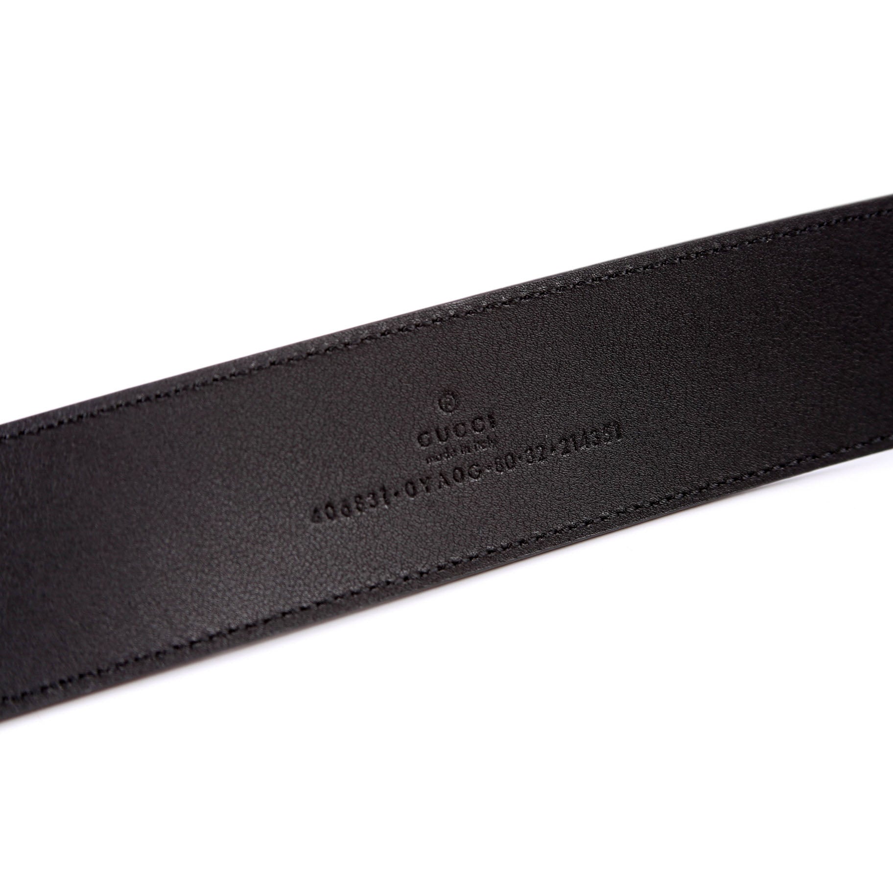 406831 GG Marmont Belt Size 80/32 Black