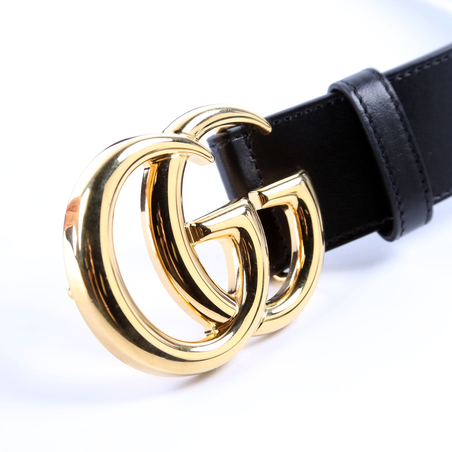 406831 GG Marmont Belt Size 80/32 Black