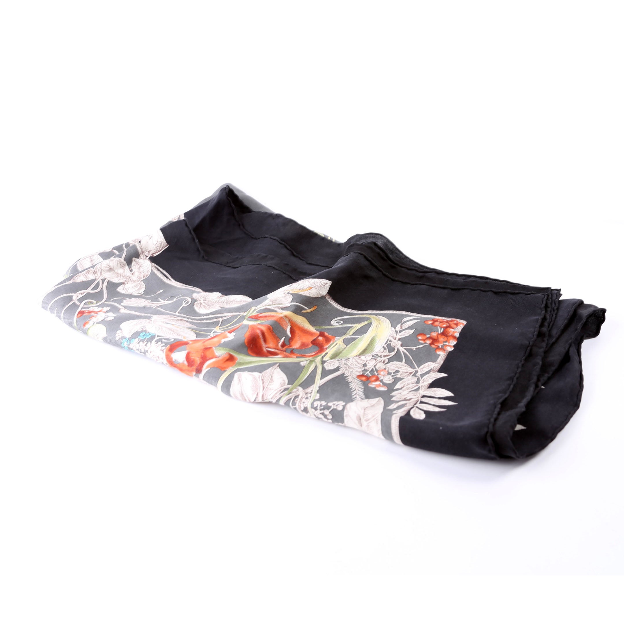 Wonder Garden Square Silk Scarf Mulicolor