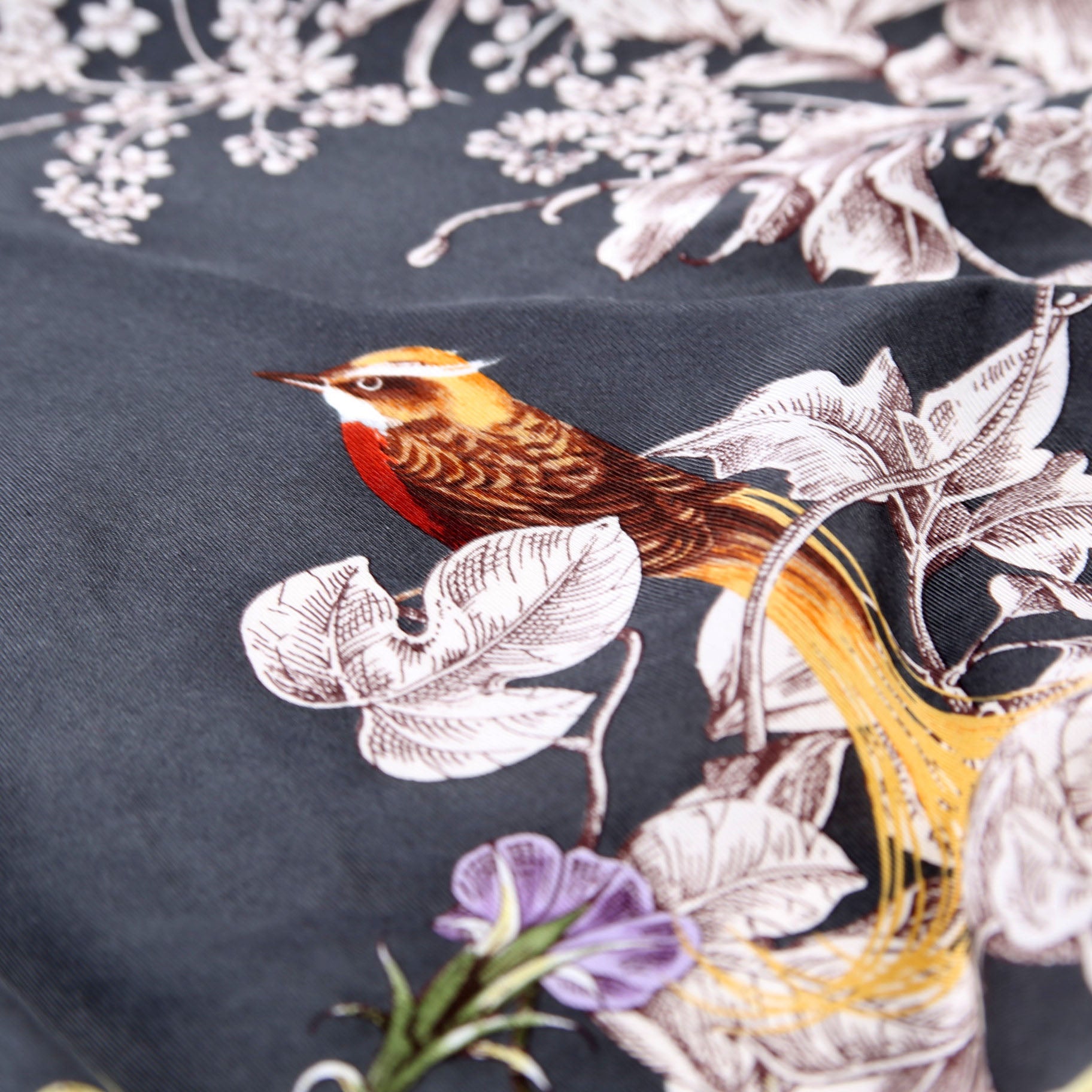 Wonder Garden Square Silk Scarf Mulicolor