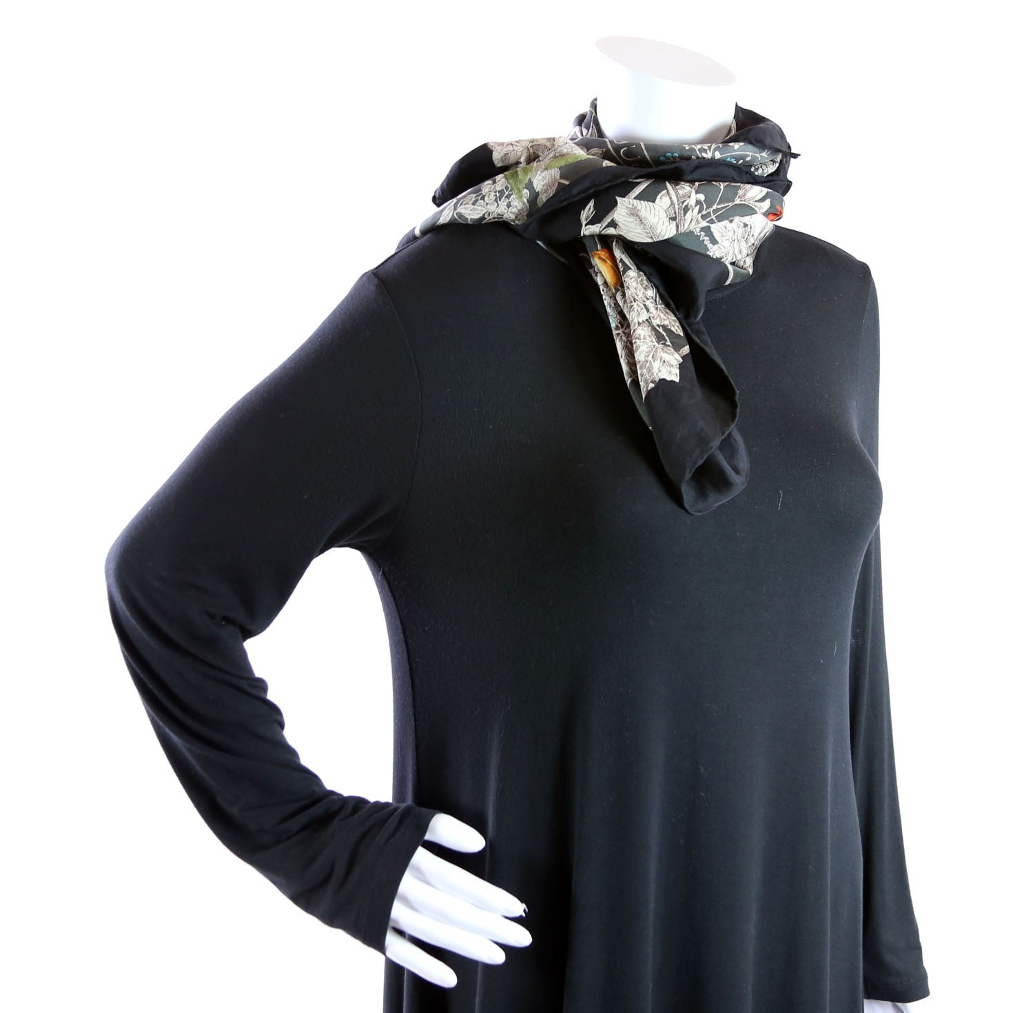 Wonder Garden Square Silk Scarf Mulicolor