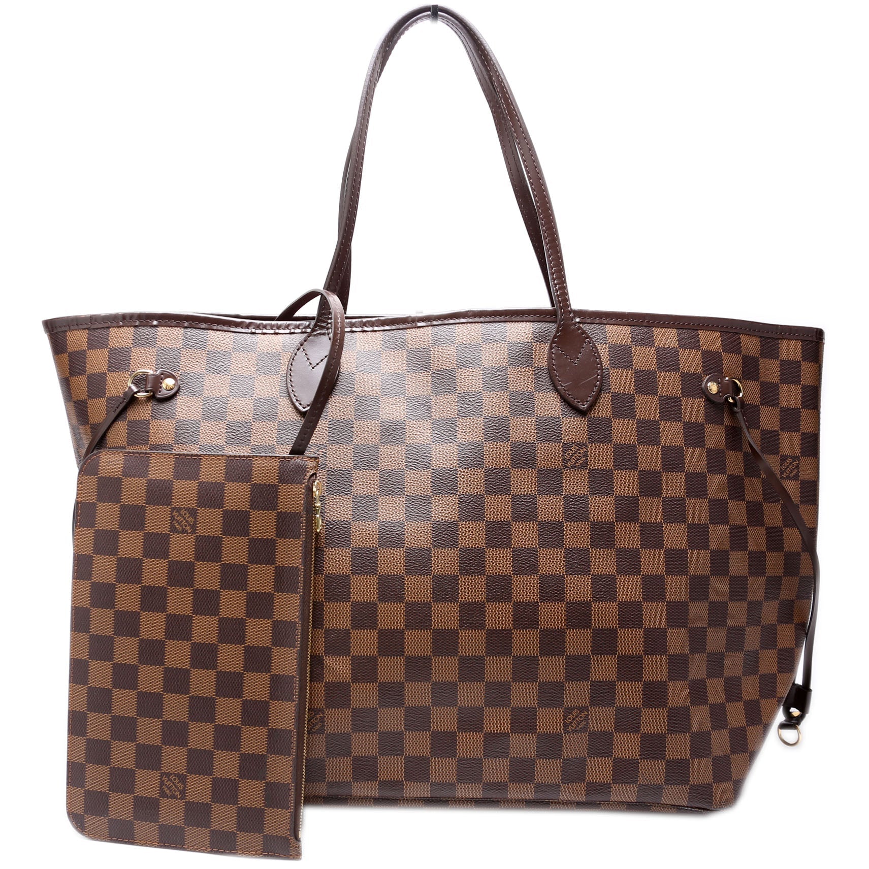Neverfull With Wallet GM Damier Ebene