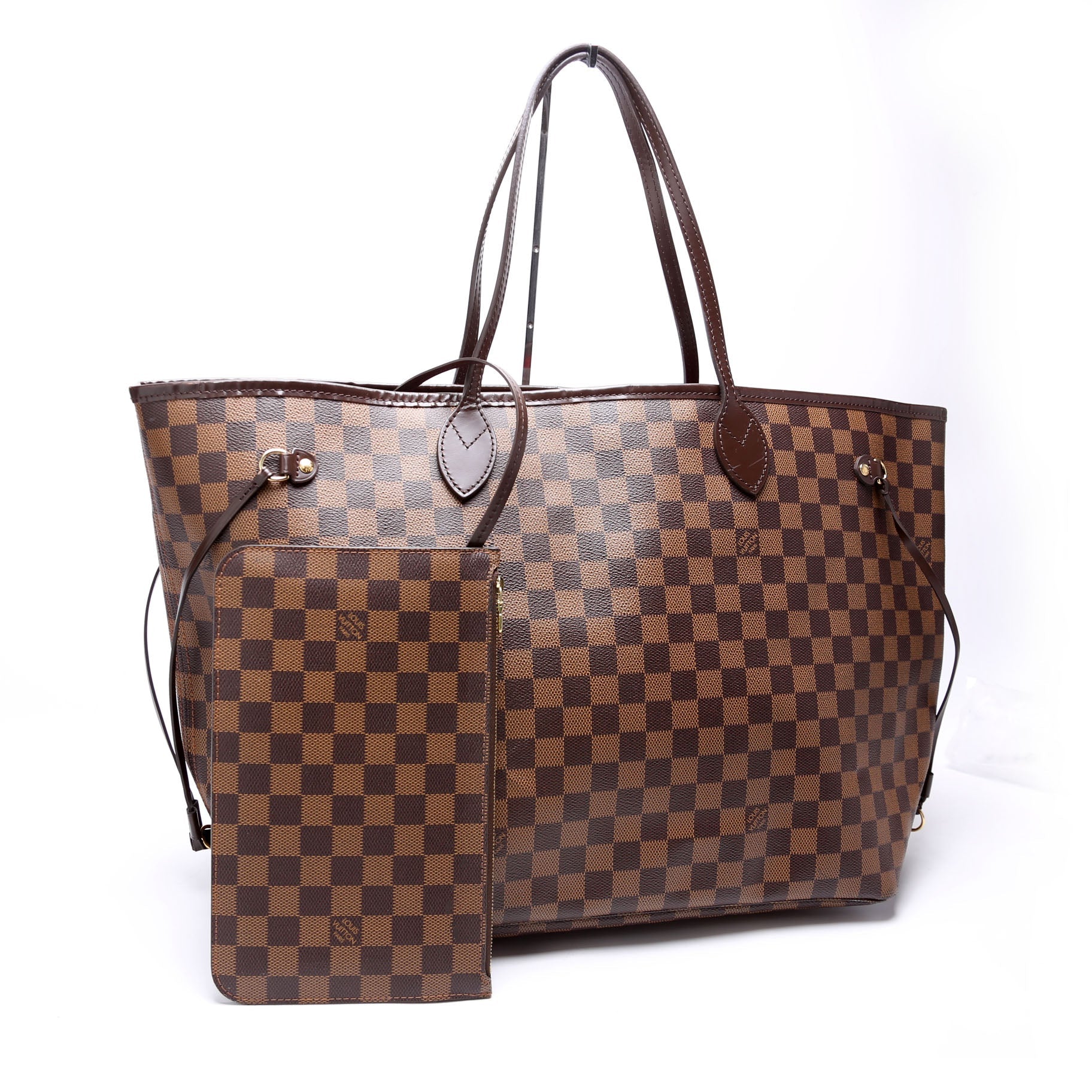 Neverfull With Wallet GM Damier Ebene