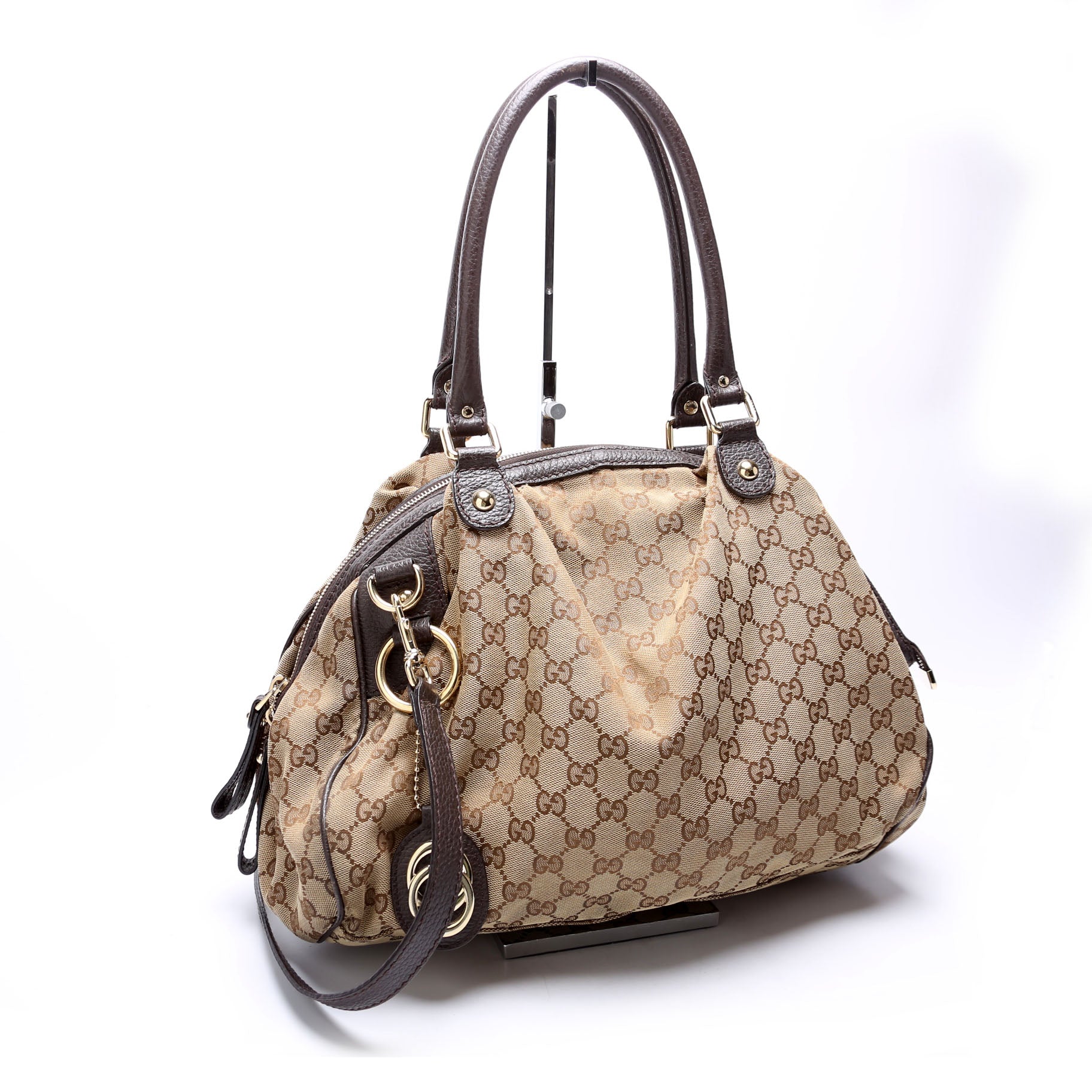 364841 GG Canvas Sukey Medium Boston