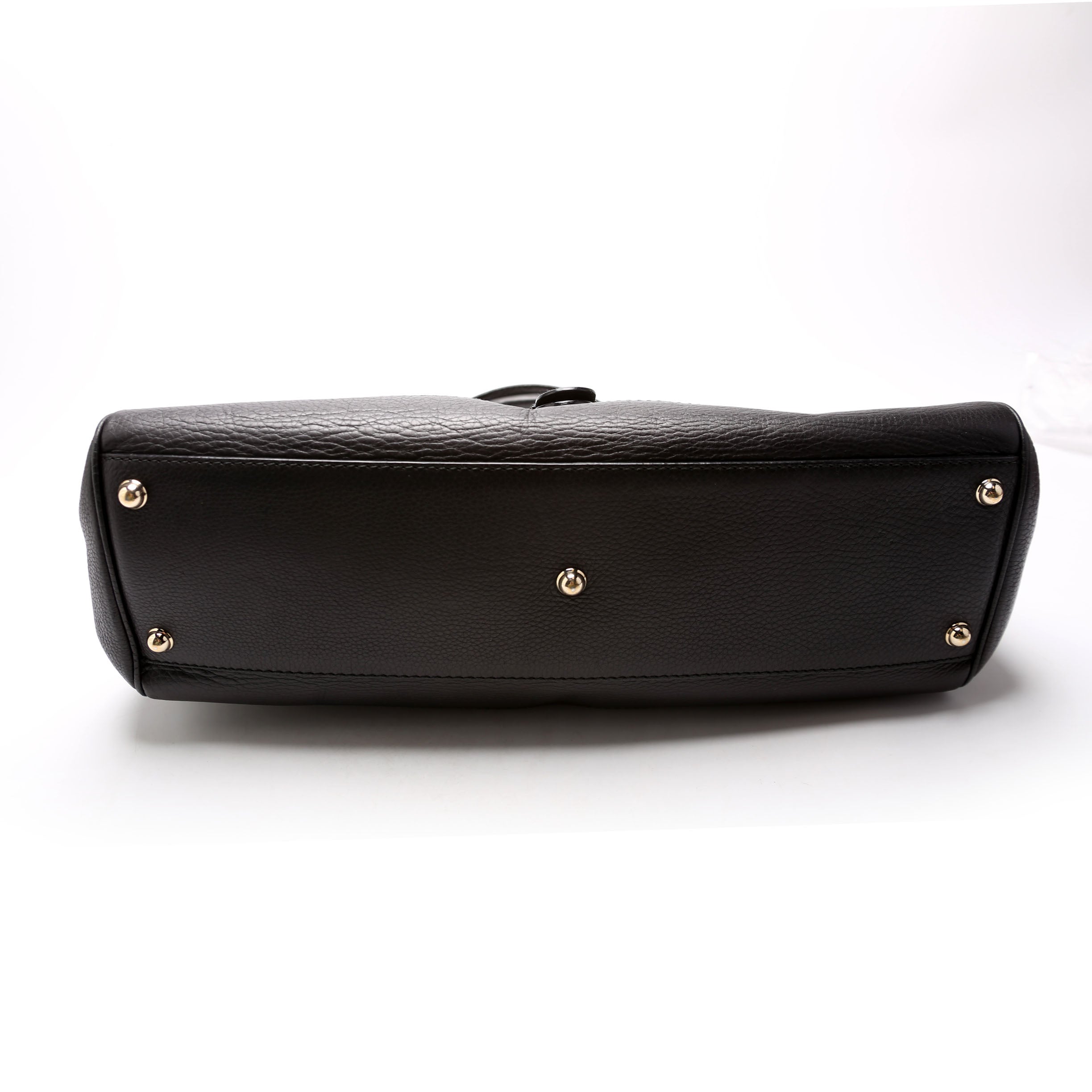 247599 Web Leather Heritage Shoulder Bag