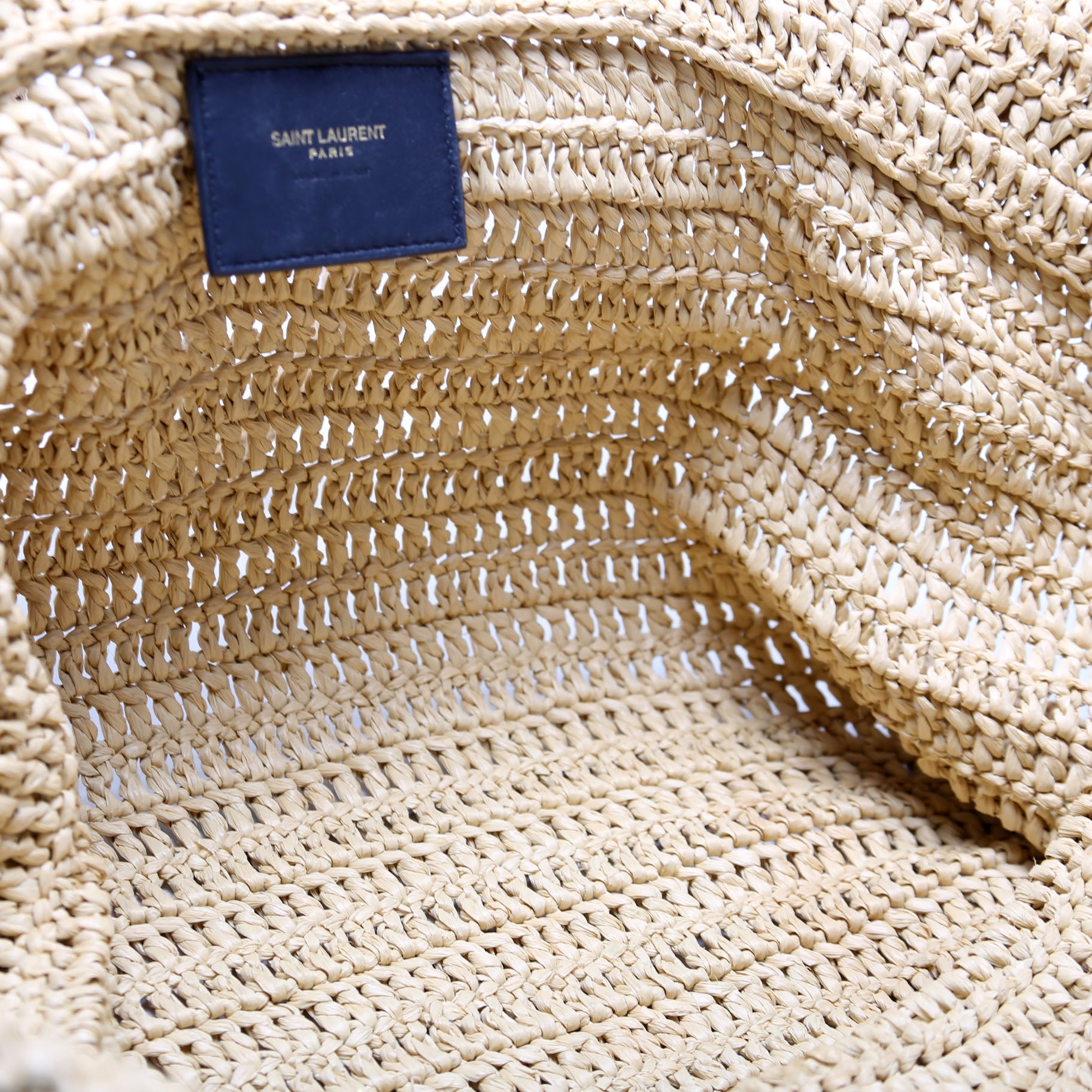 Rive Gauche Tote Raffia