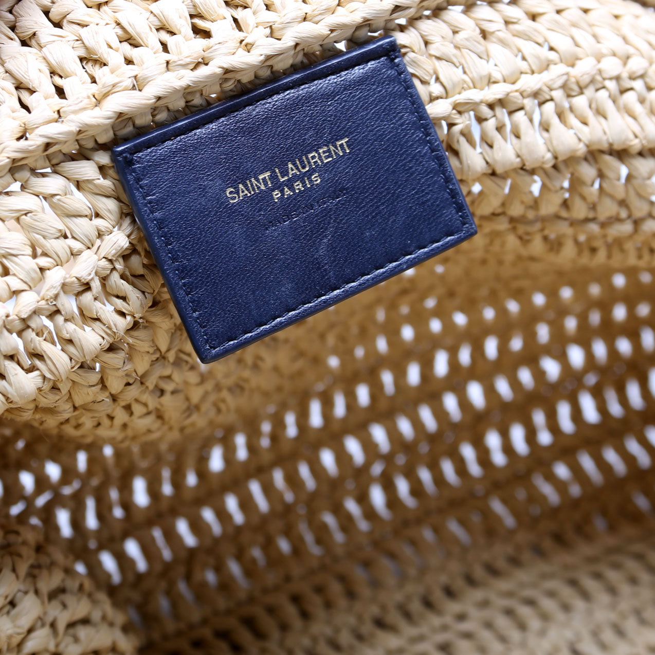 Rive Gauche Tote Raffia