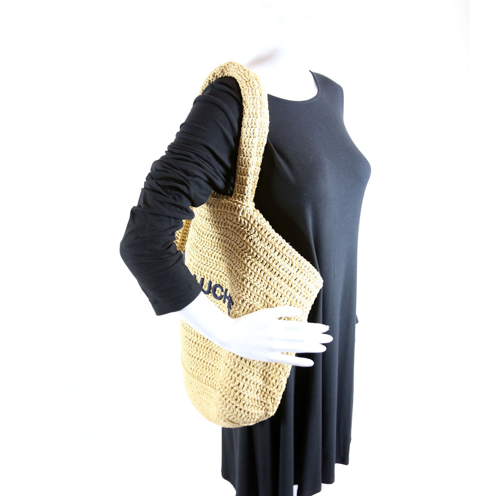 Rive Gauche Tote Raffia
