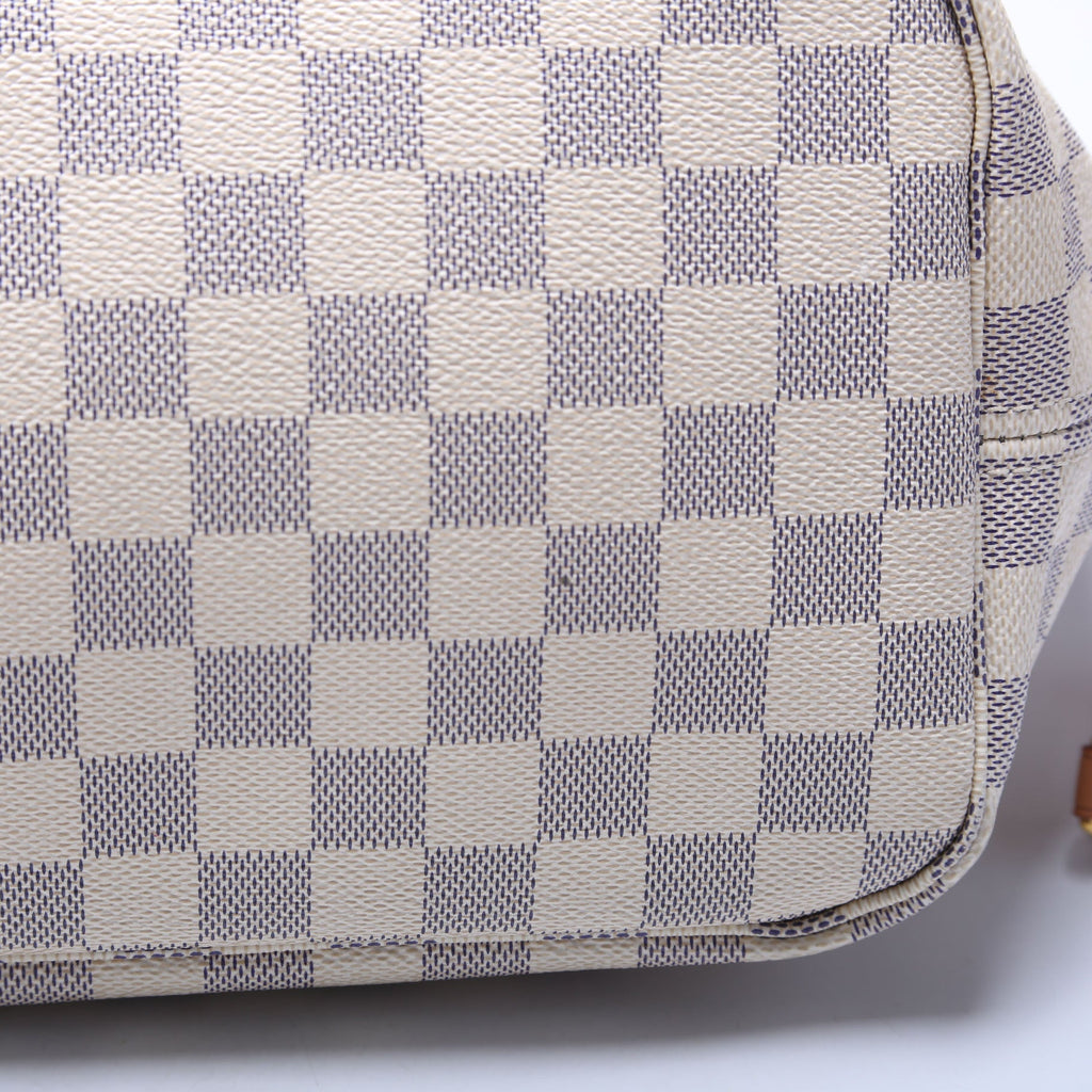 Neverfull W/Wallet MM Damier Azur Pink