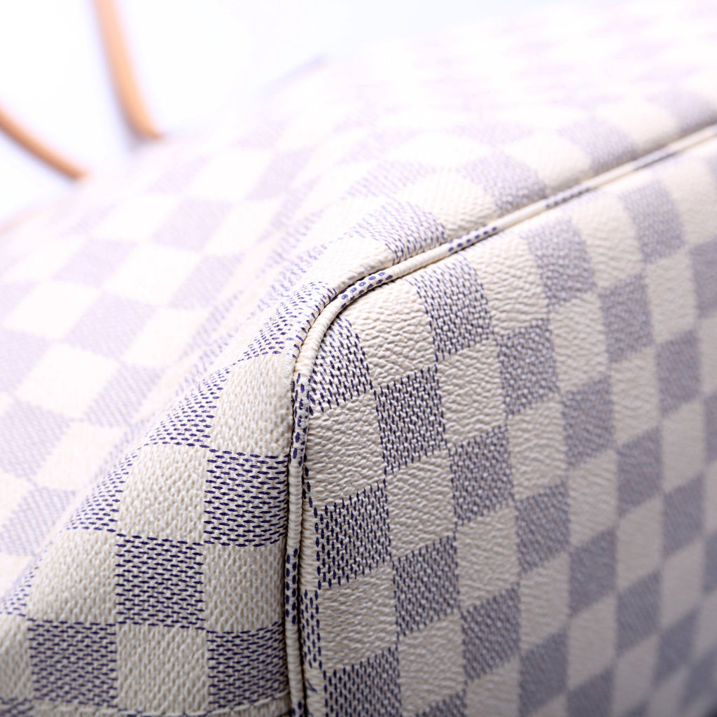 Neverfull W/Wallet MM Damier Azur Pink