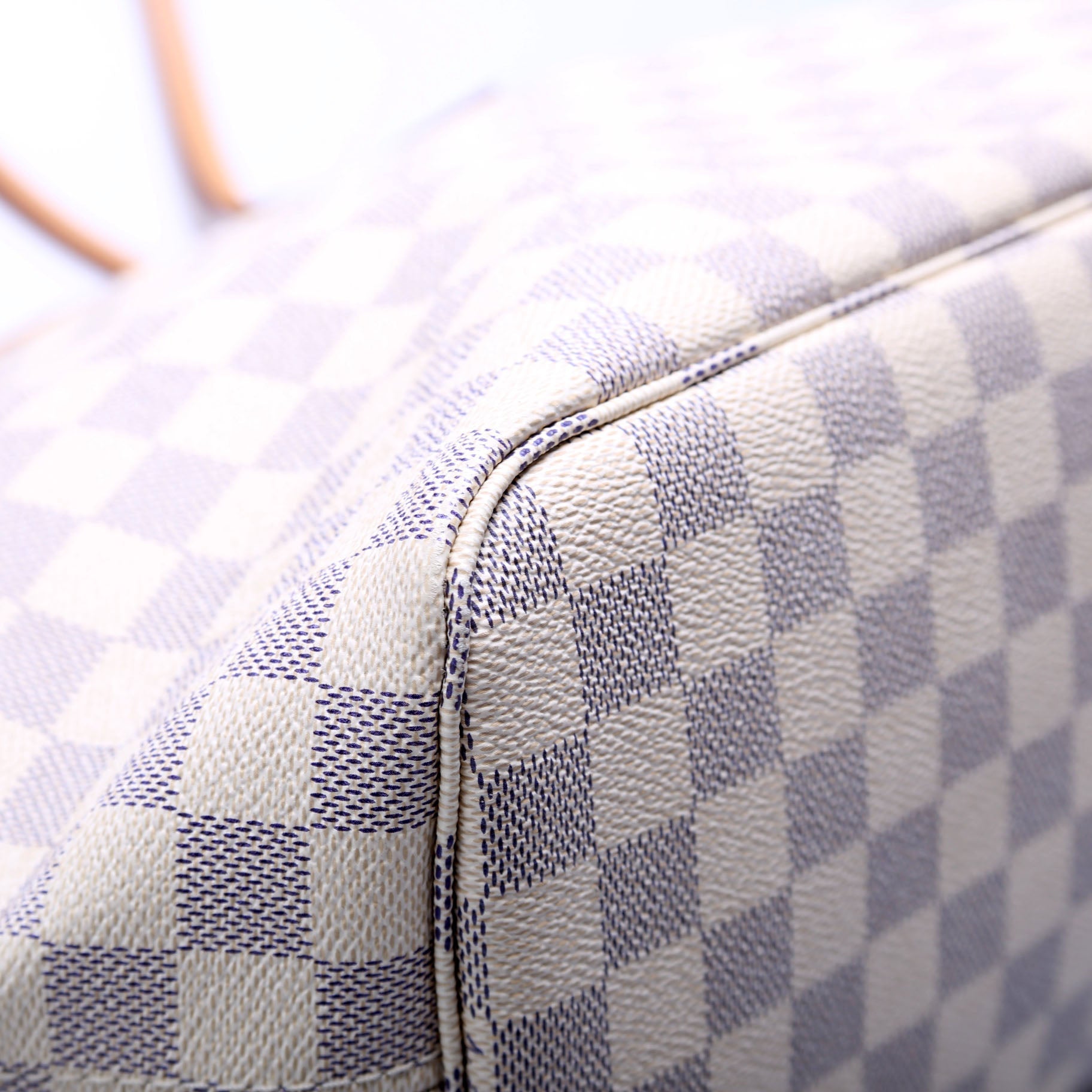 Neverfull W/Wallet MM Damier Azur Pink