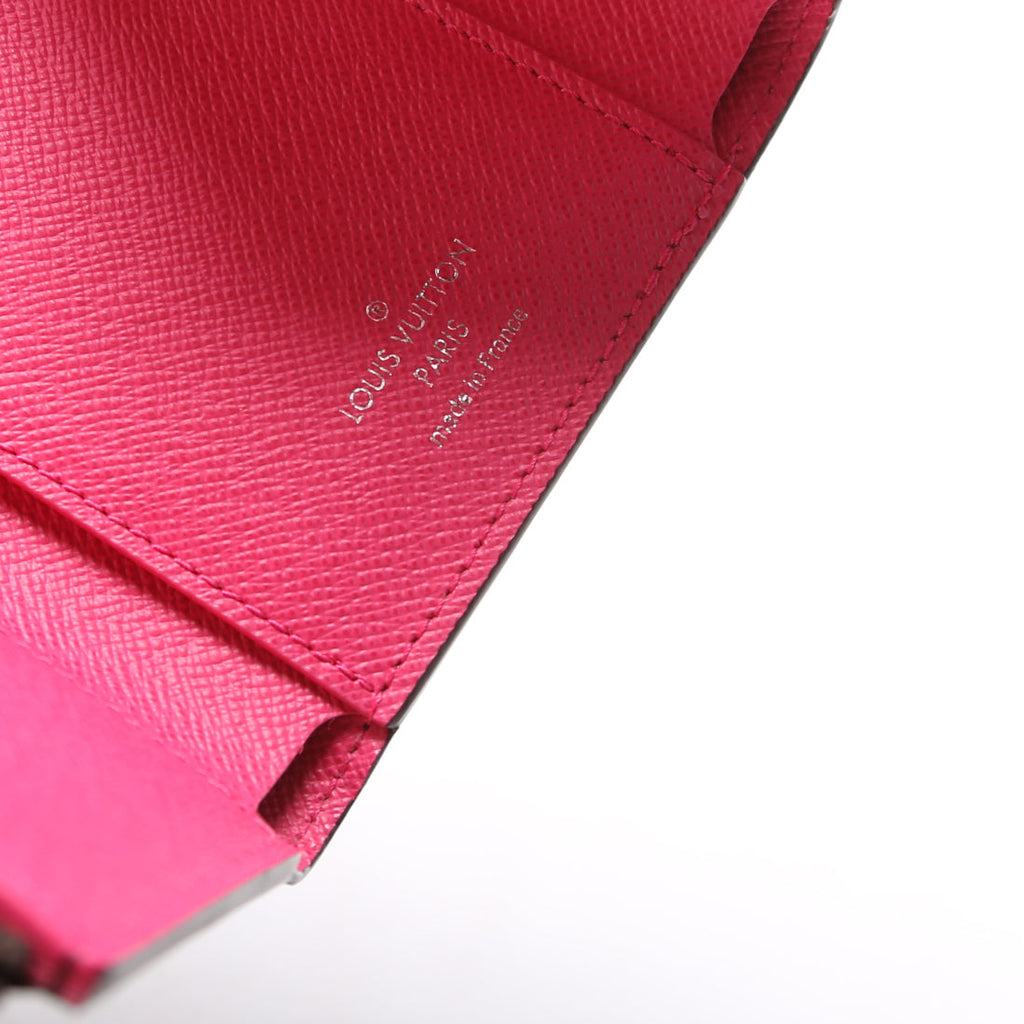 Victorine Wallet Leather/Monogram Pink