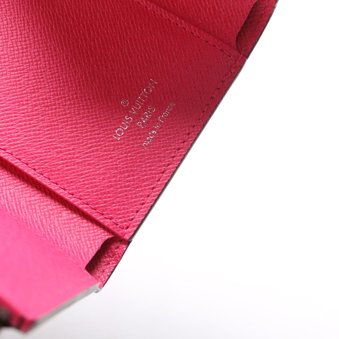 Victorine Wallet Leather/Monogram Pink