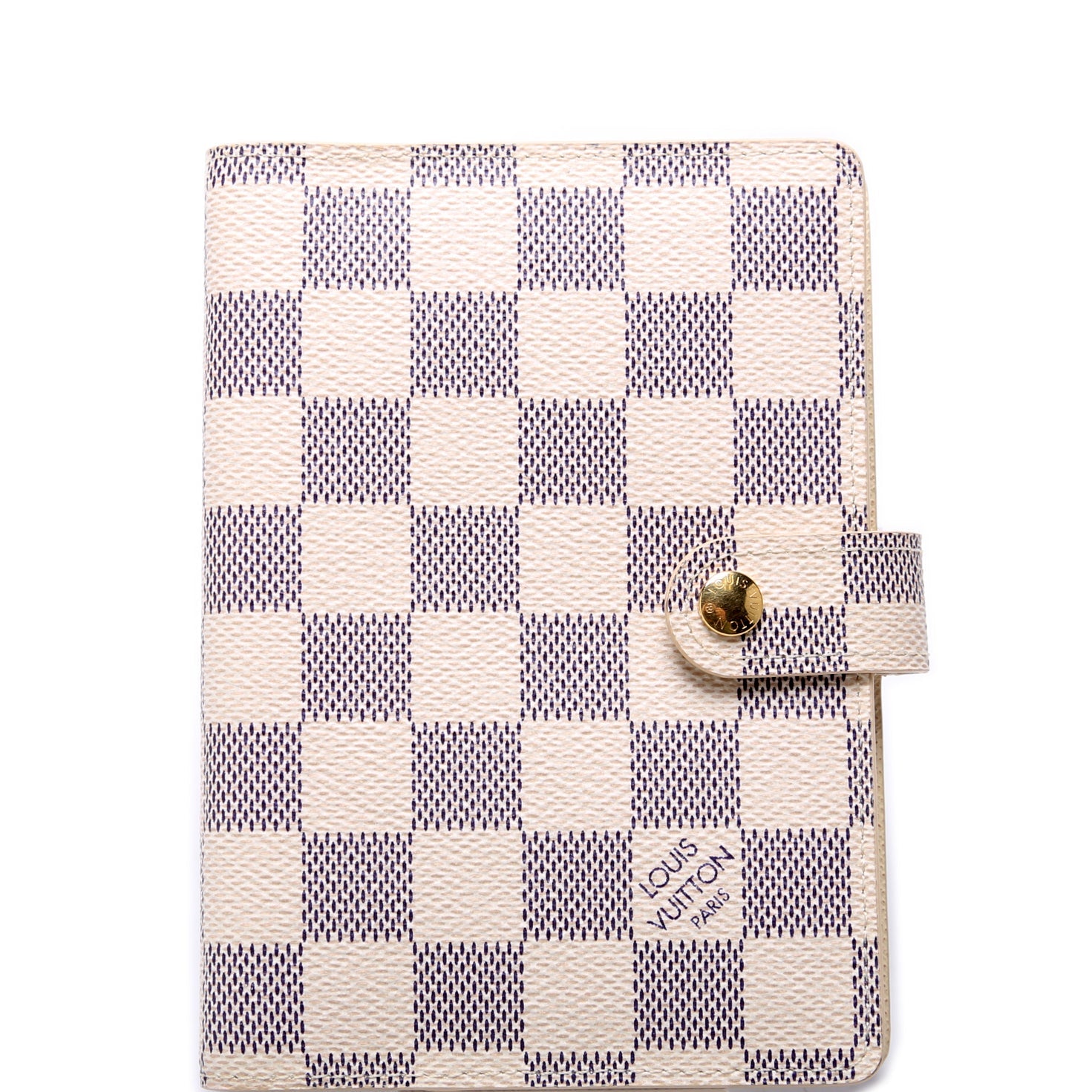 Agenda Small Ring Damier Azur