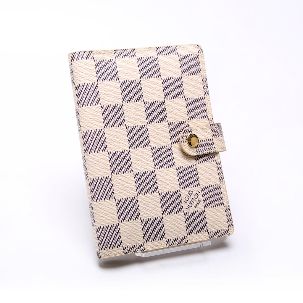 Agenda Small Ring Damier Azur