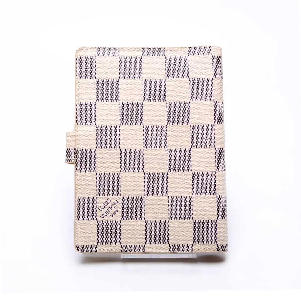 Agenda Small Ring Damier Azur