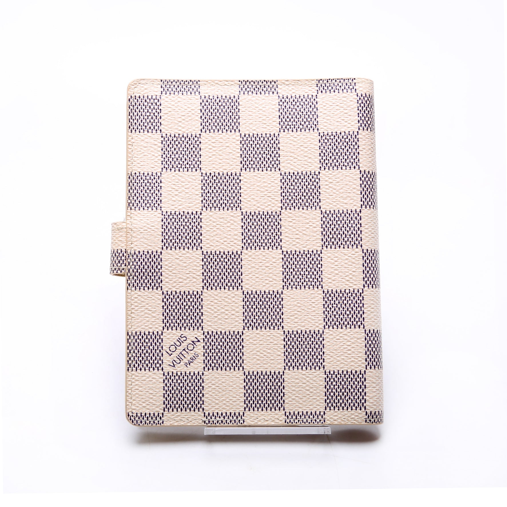 Agenda Small Ring Damier Azur