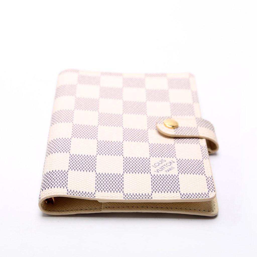 Agenda Small Ring Damier Azur