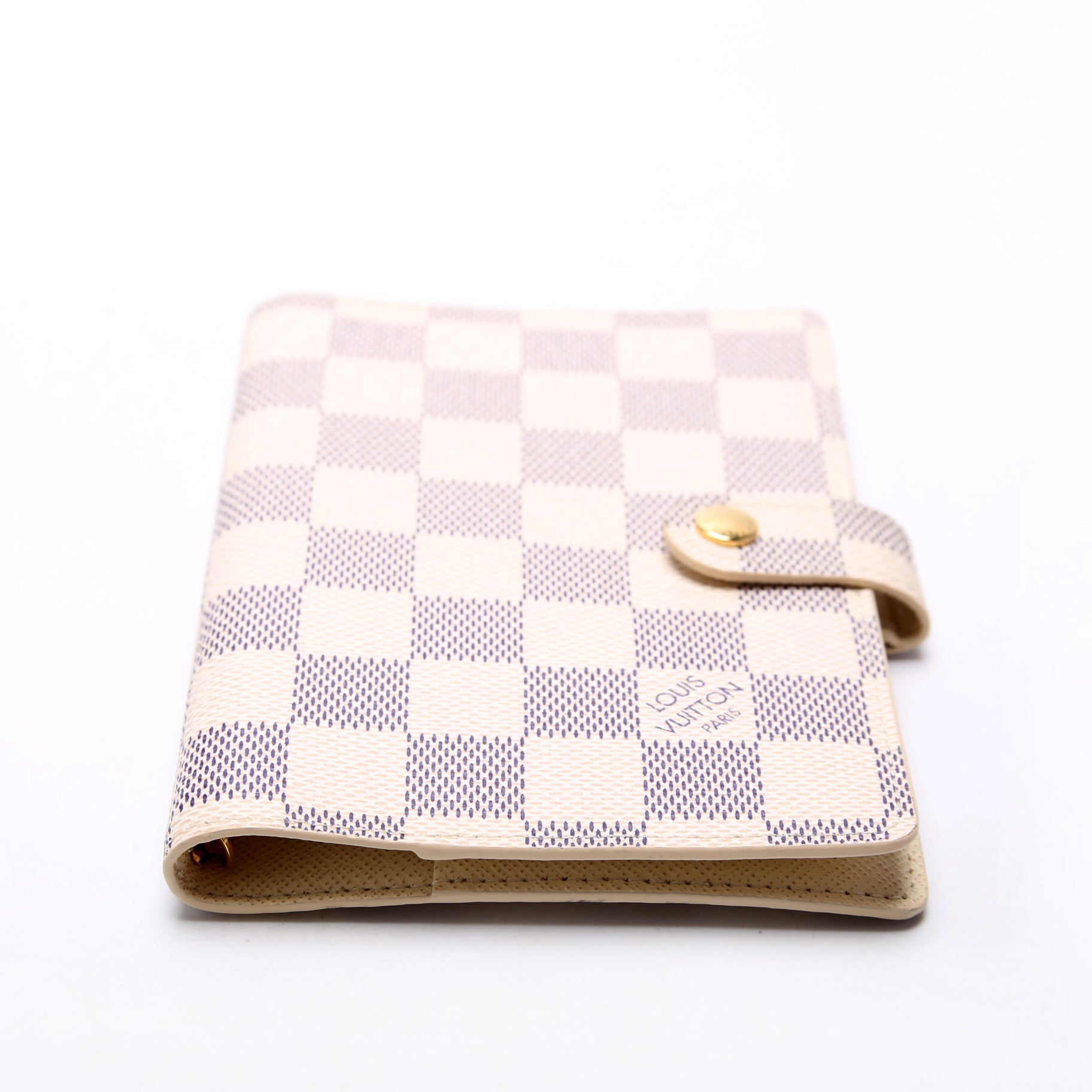 Agenda Small Ring Damier Azur