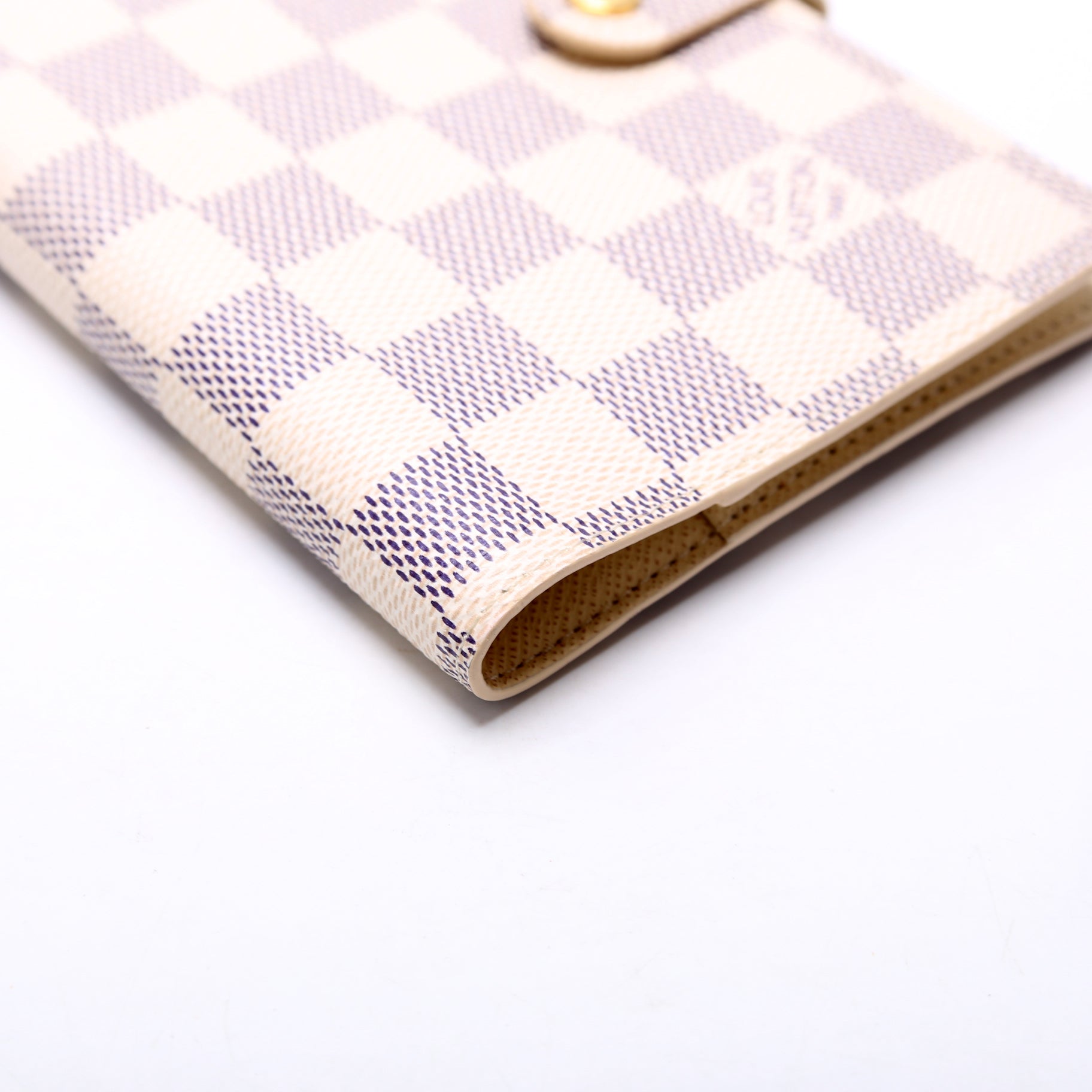 Agenda Small Ring Damier Azur