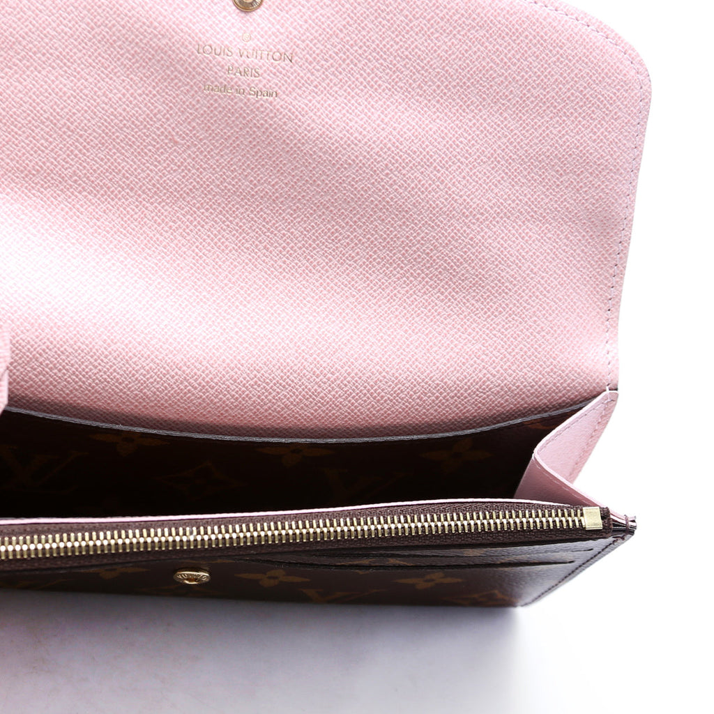 Emilie Wallet Monogram Newer Pink