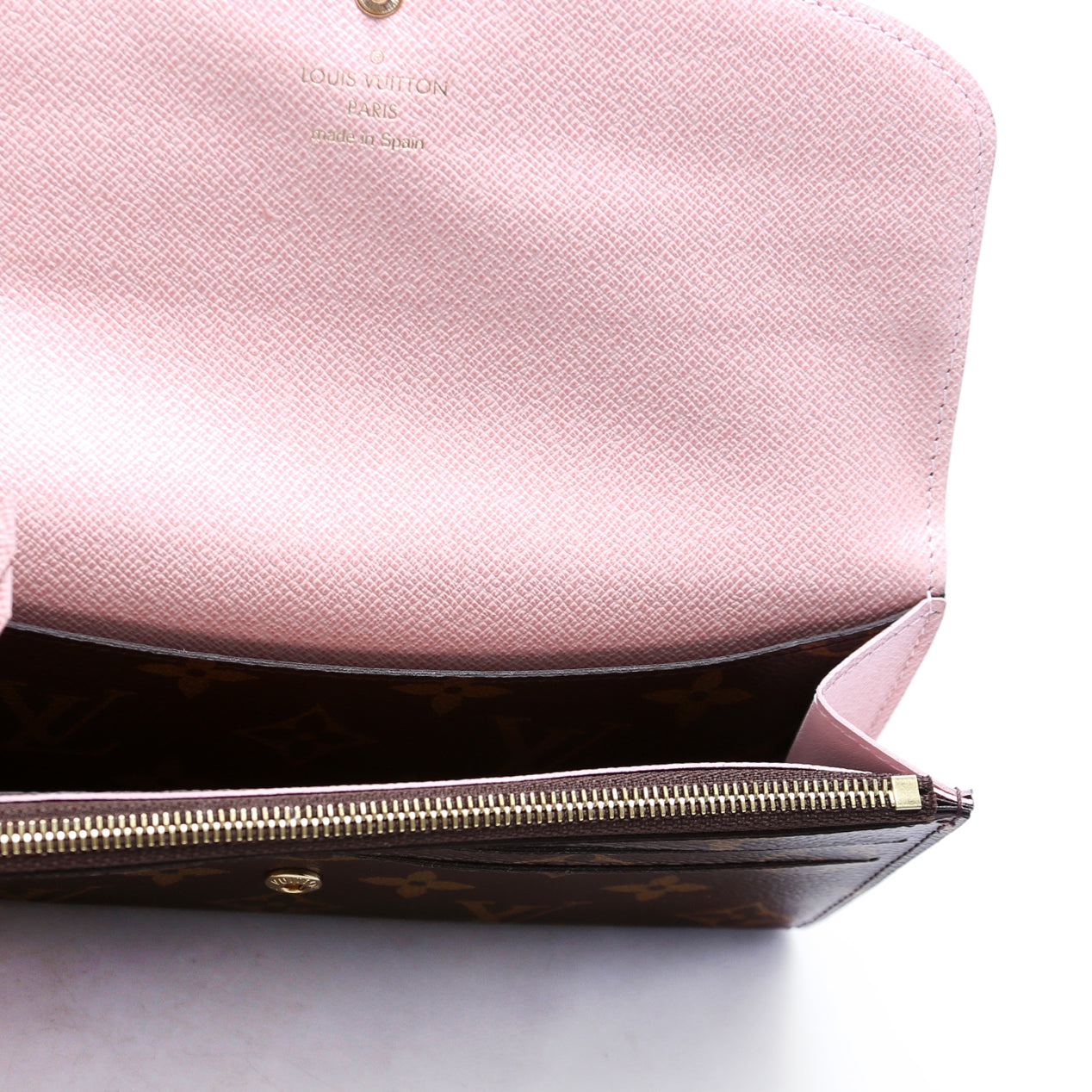 Emilie Wallet Monogram Newer Pink