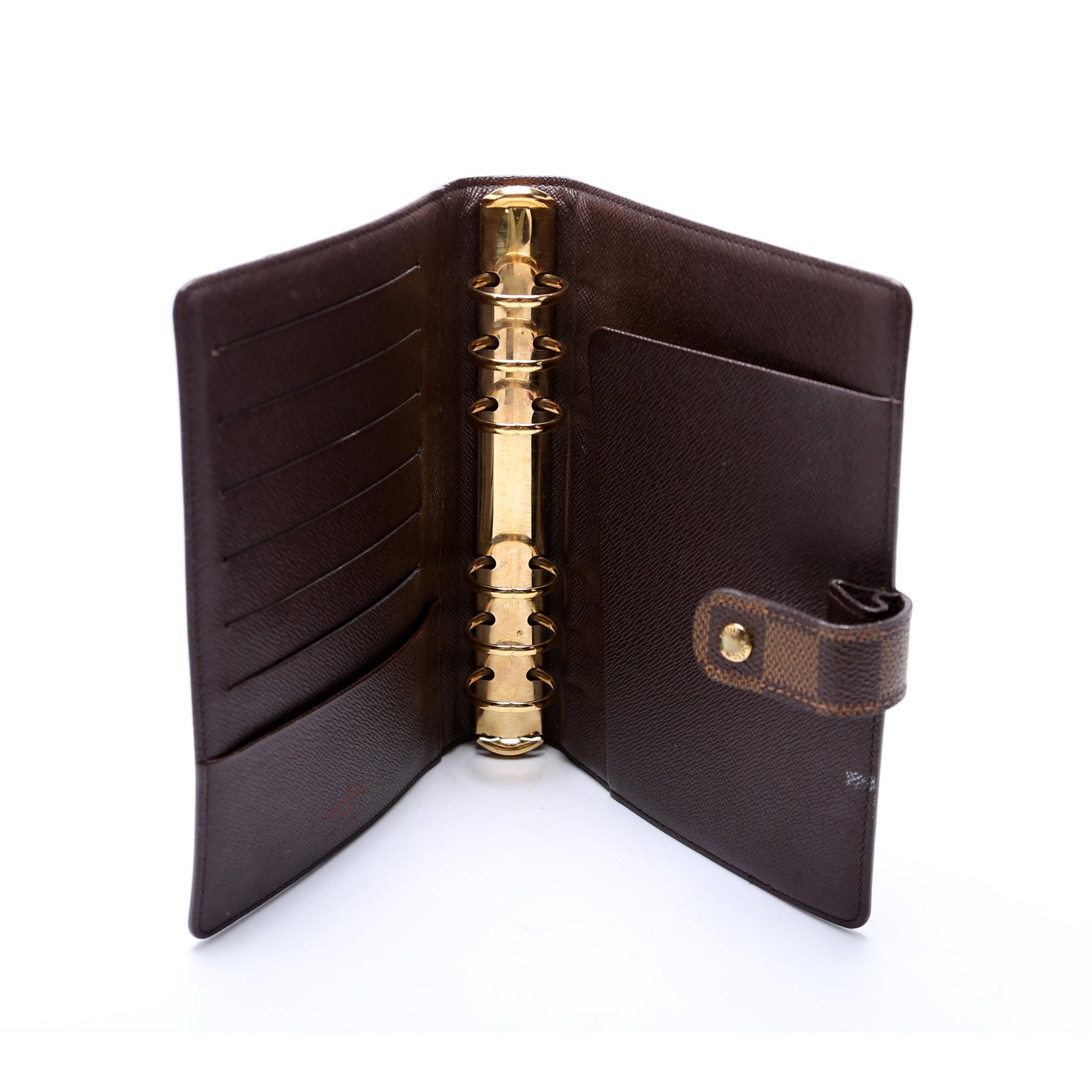 Agenda Medium Ring Damier Ebene