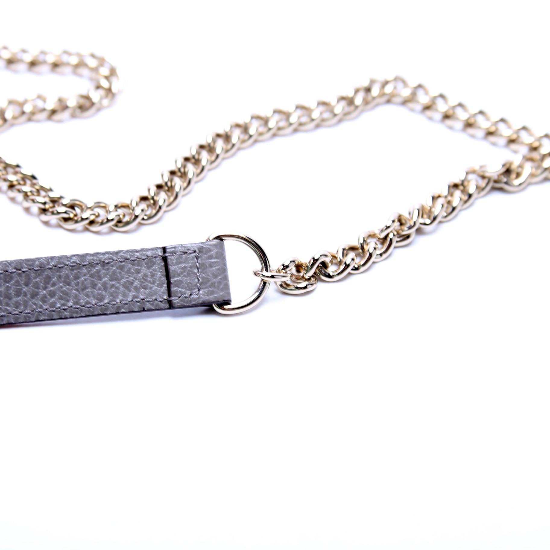 510314 Interlocking G Chain Wallet Grey