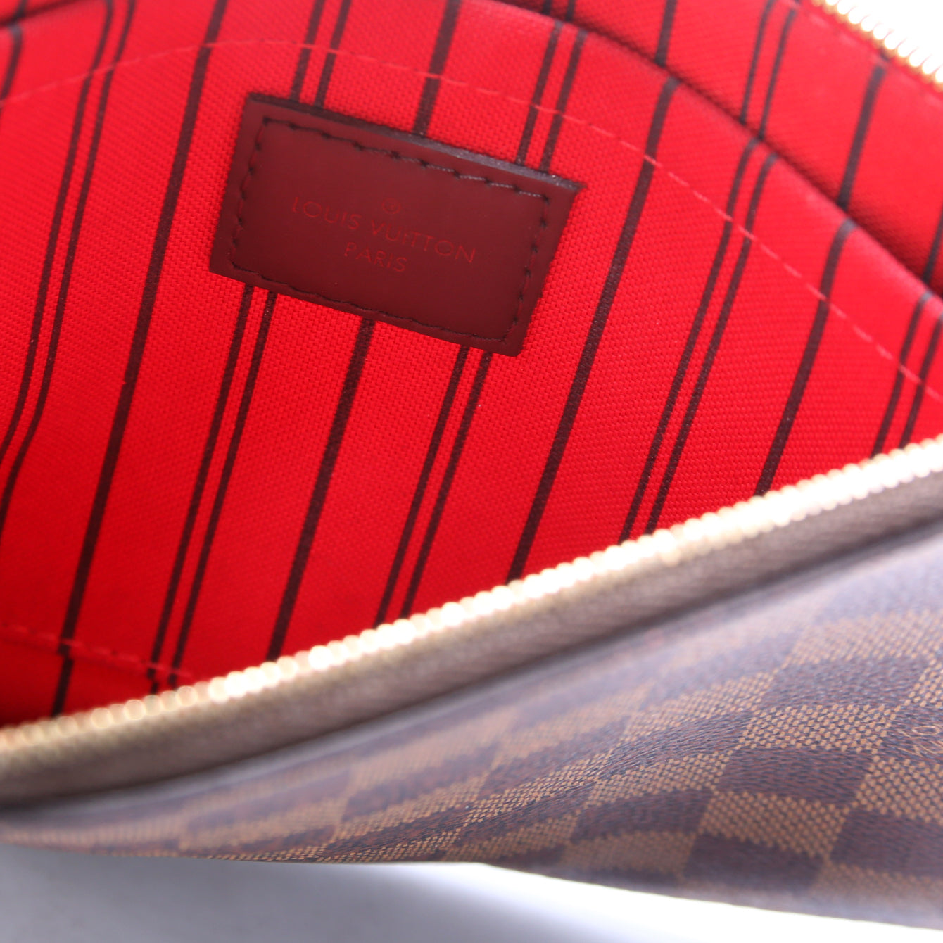 Pochette Only Neverfull Damier Ebene