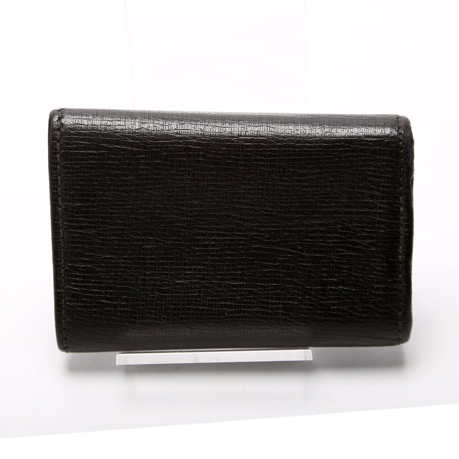 Gucci 256337 Key Case Leather Black
