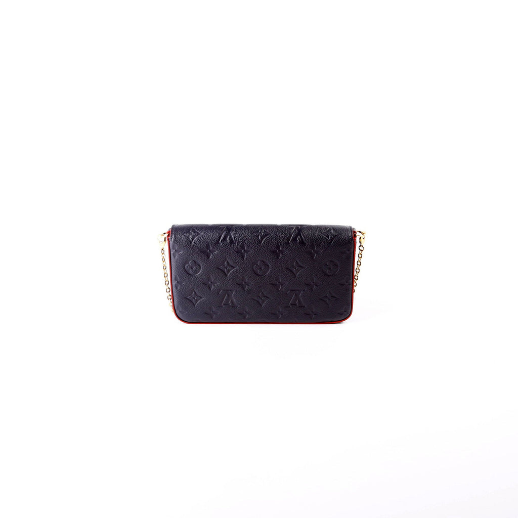 Pochette Felicie Empreinte Navy