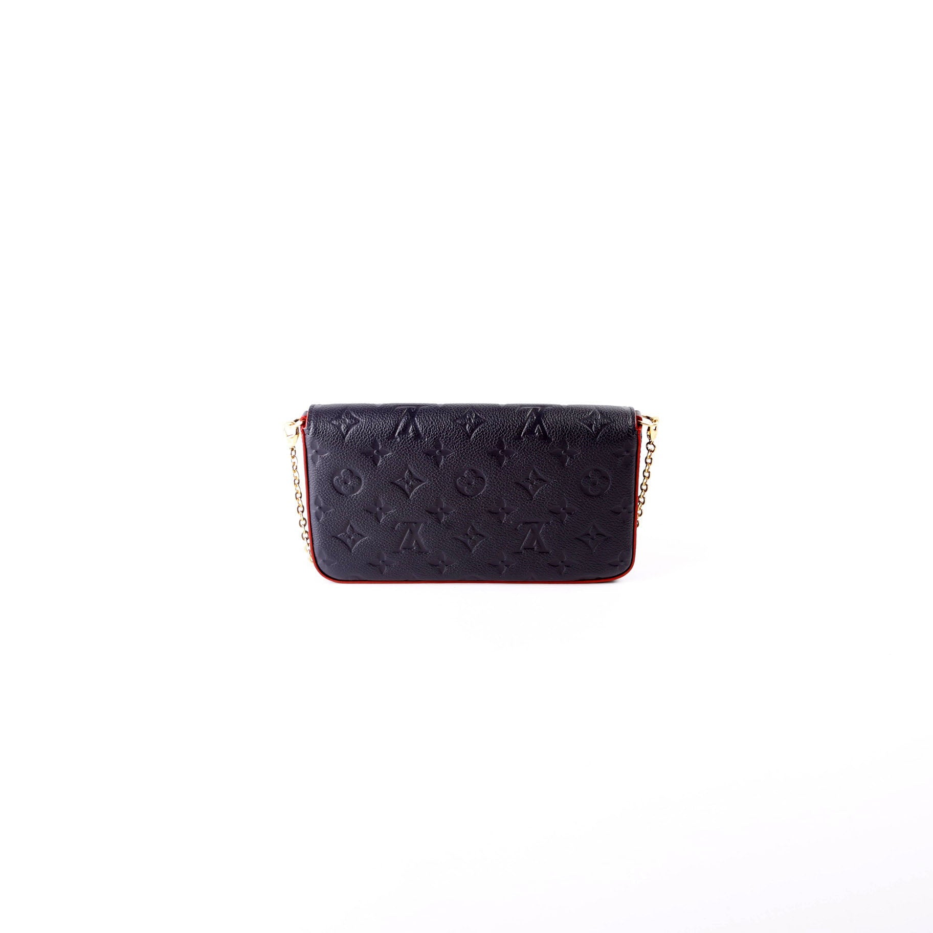 Pochette Felicie Empreinte Navy