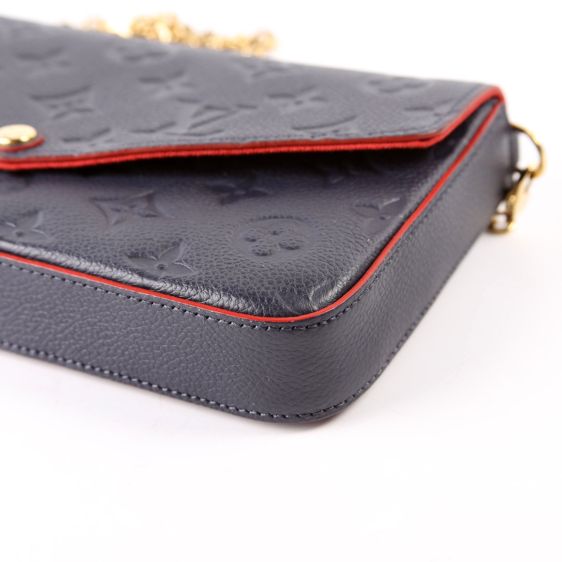 Pochette Felicie Empreinte Navy