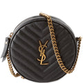 610436 Grain De Round Camera Bag Black