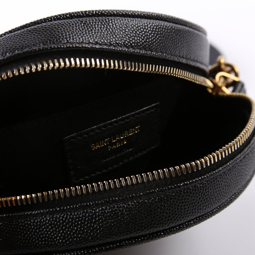 610436 Grain De Round Camera Bag Black