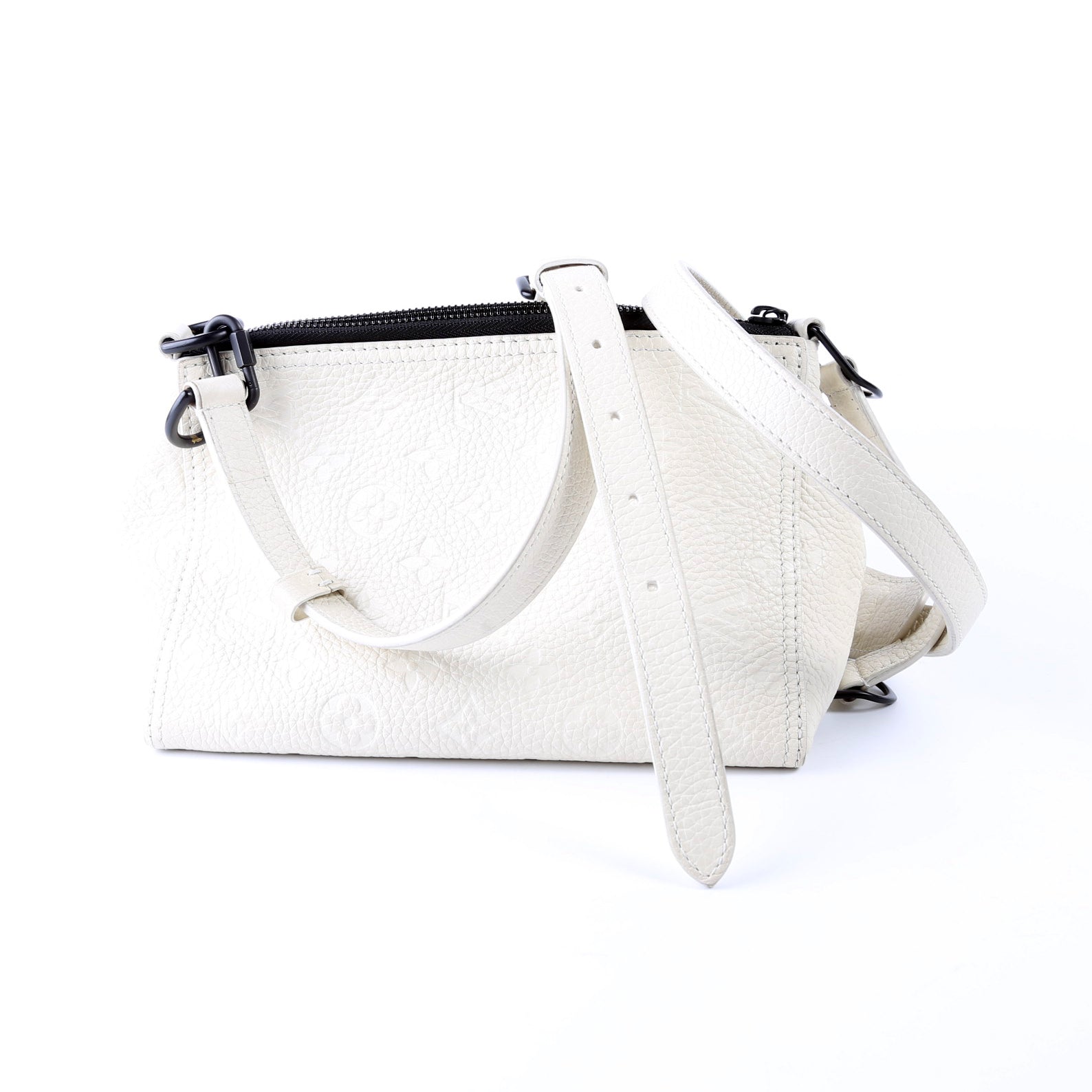 Triangle Crossbody Empreinte Cream