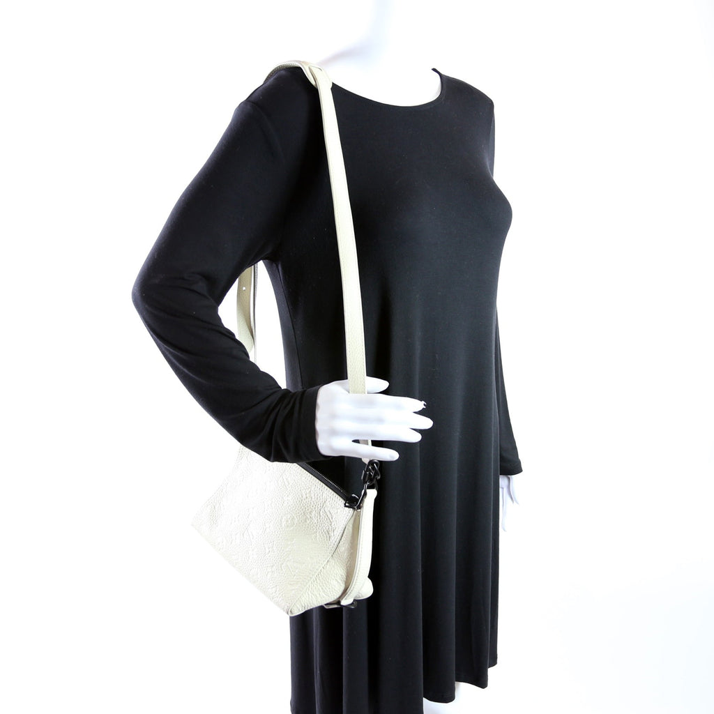 Triangle Crossbody Empreinte Cream