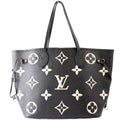 Neverfull with Wallet MM Bicolor Empreinte Black