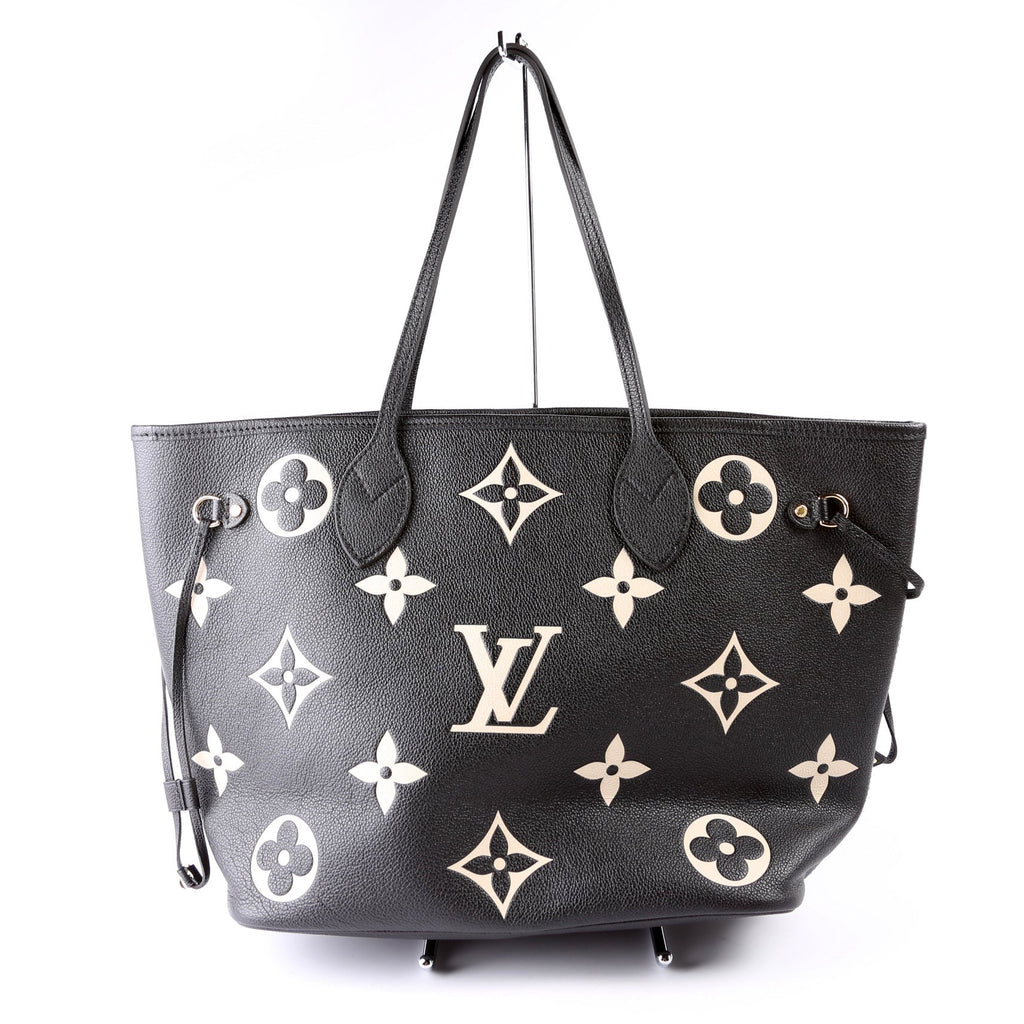 Neverfull with Wallet MM Bicolor Empreinte Black