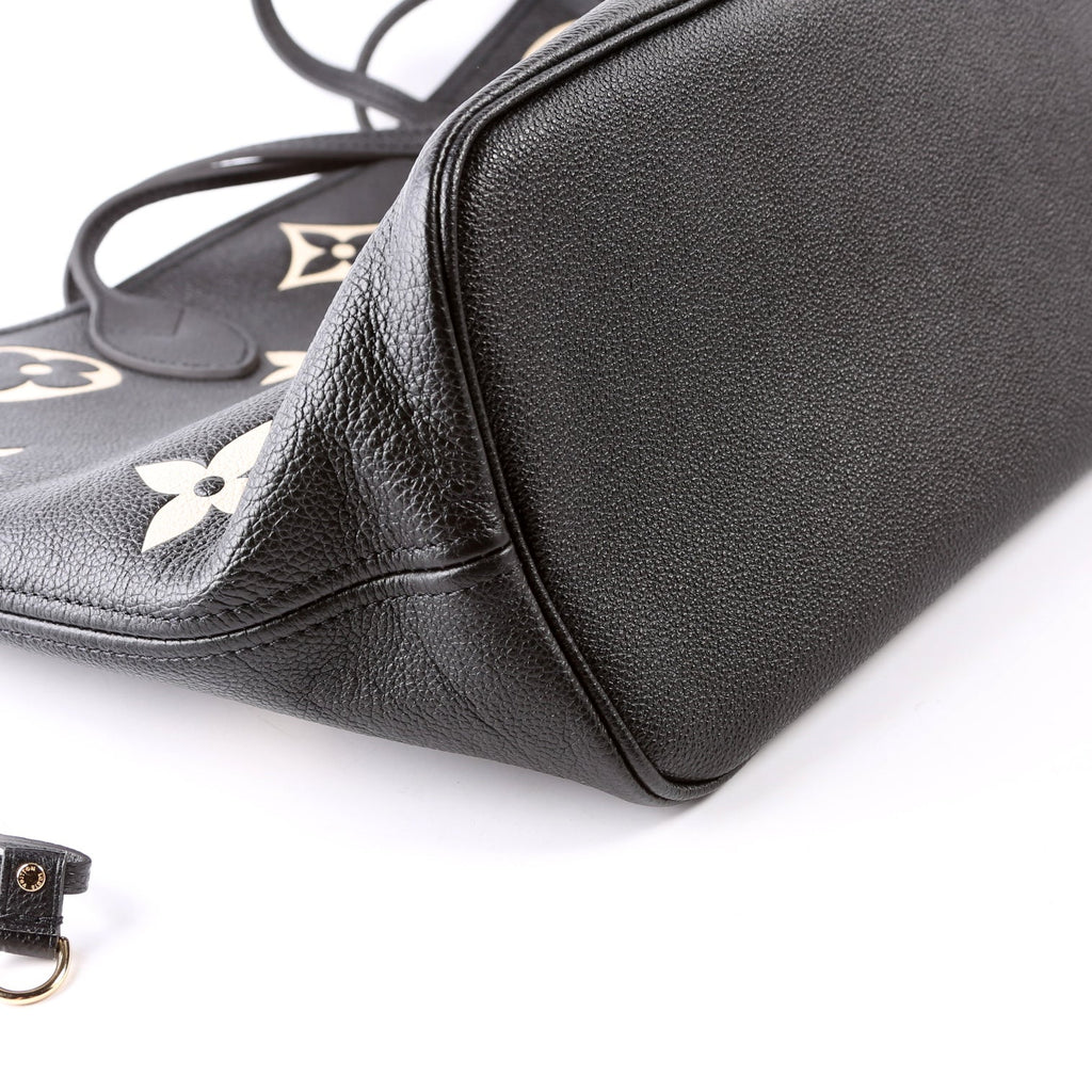 Neverfull with Wallet MM Bicolor Empreinte Black