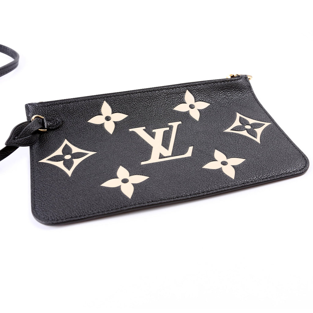 Neverfull with Wallet MM Bicolor Empreinte Black