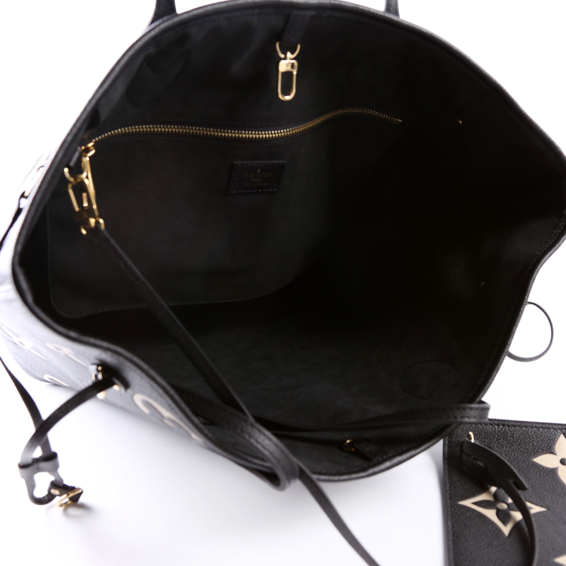 Neverfull with Wallet MM Bicolor Empreinte Black