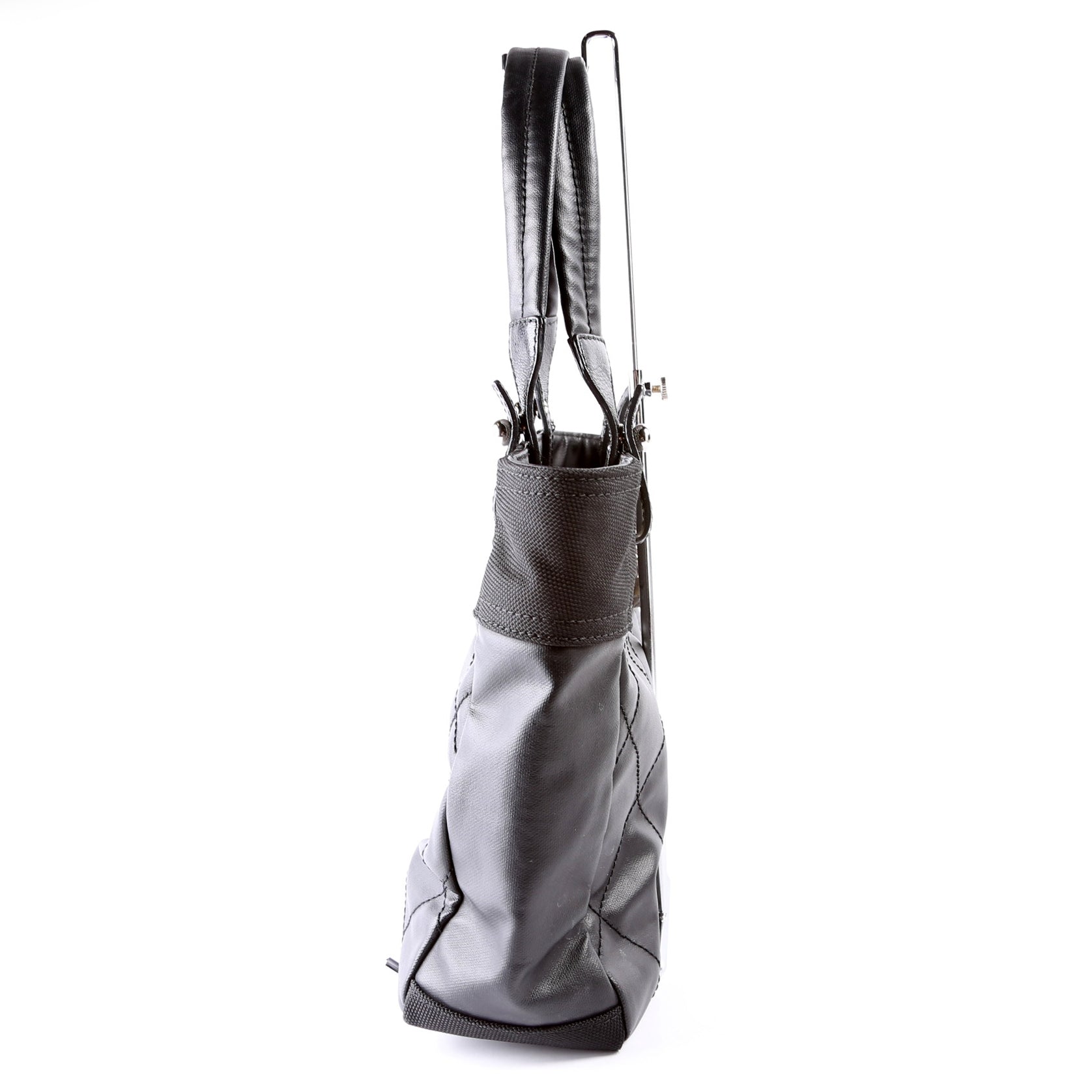 Biarritz Coated Canvas Tote Black