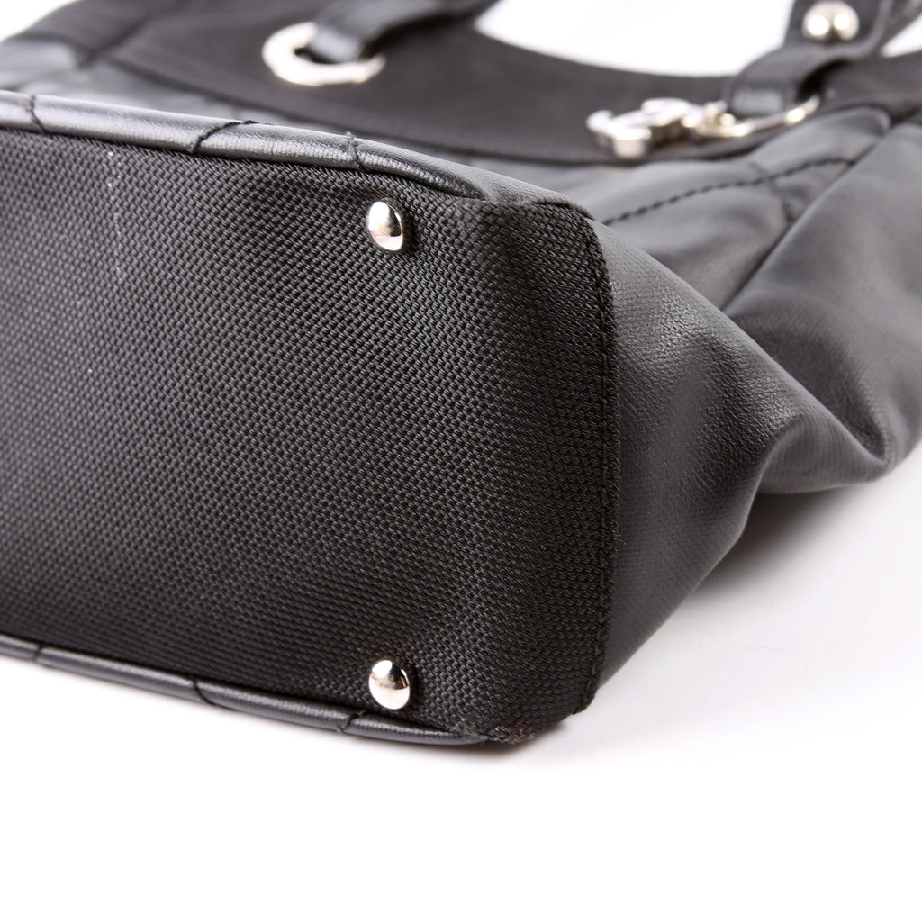 Biarritz Coated Canvas Tote Black