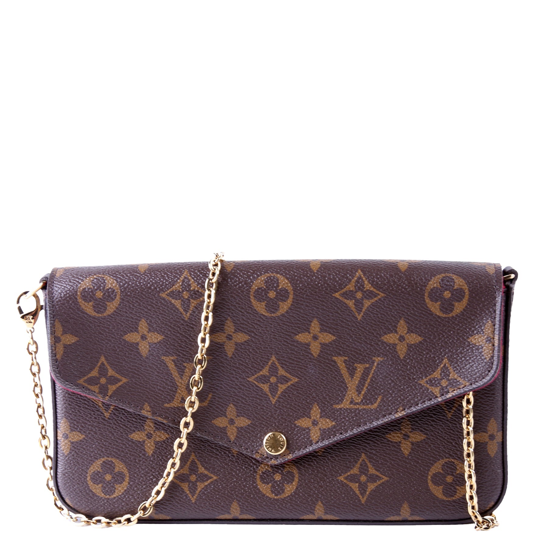 Pochette Felicie Monogram Berry