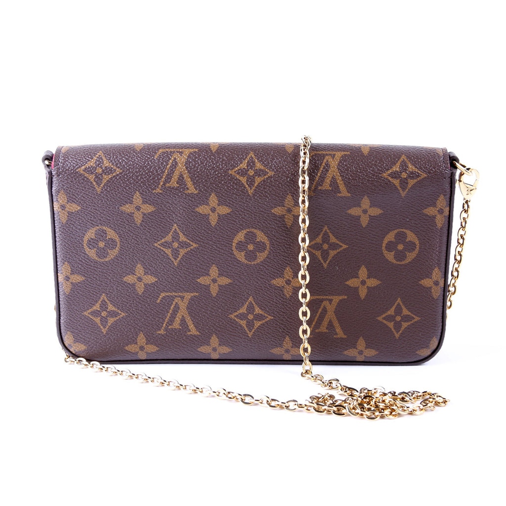 Pochette Felicie Monogram Berry