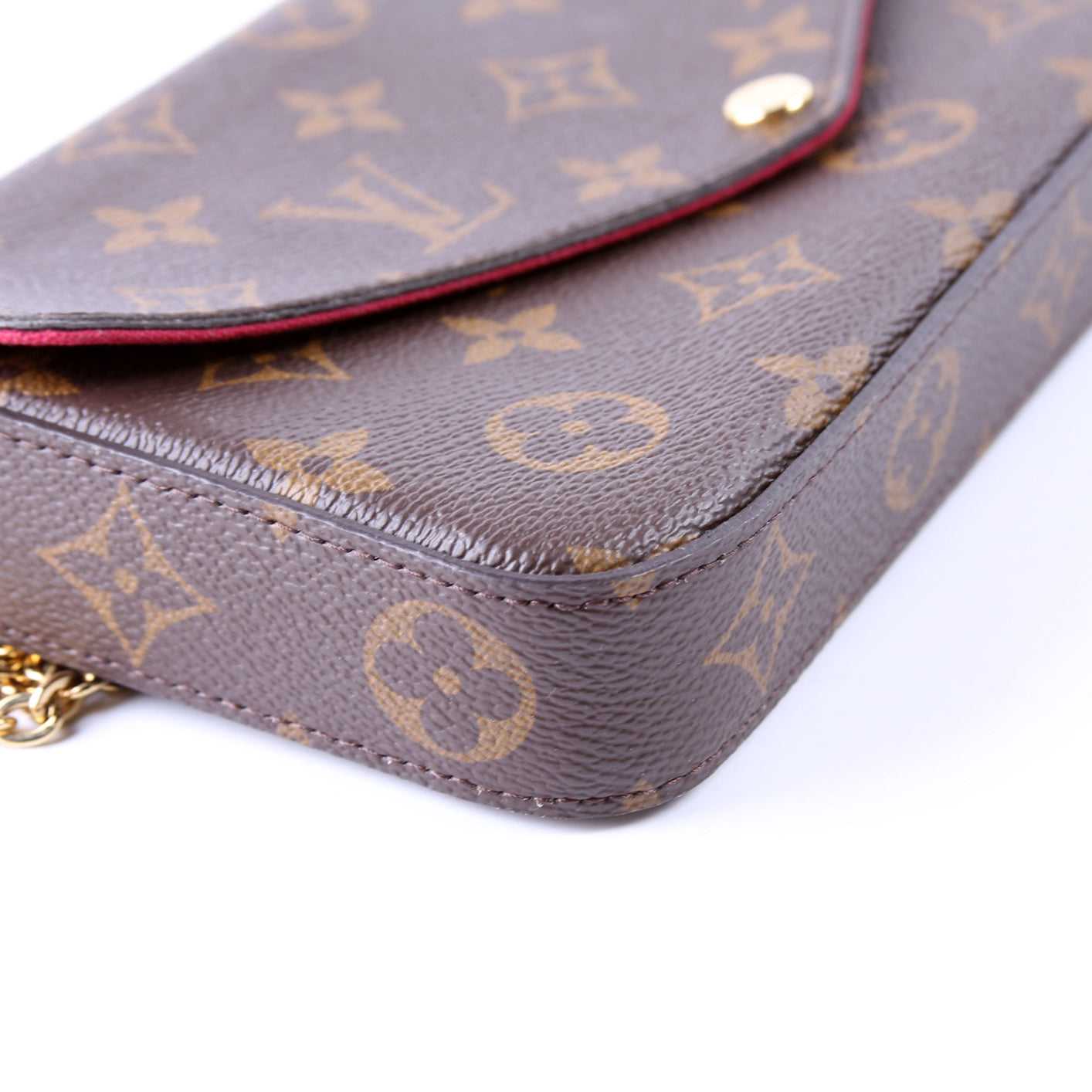 Pochette Felicie Monogram Berry