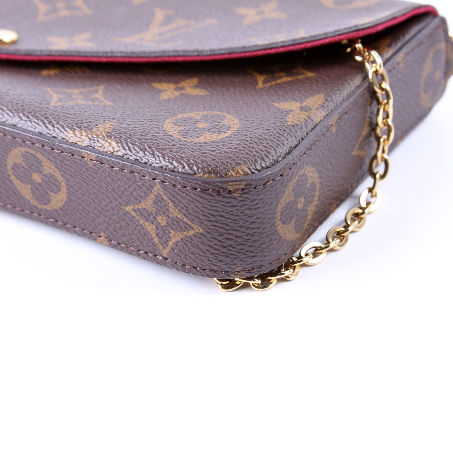 Pochette Felicie Monogram Berry