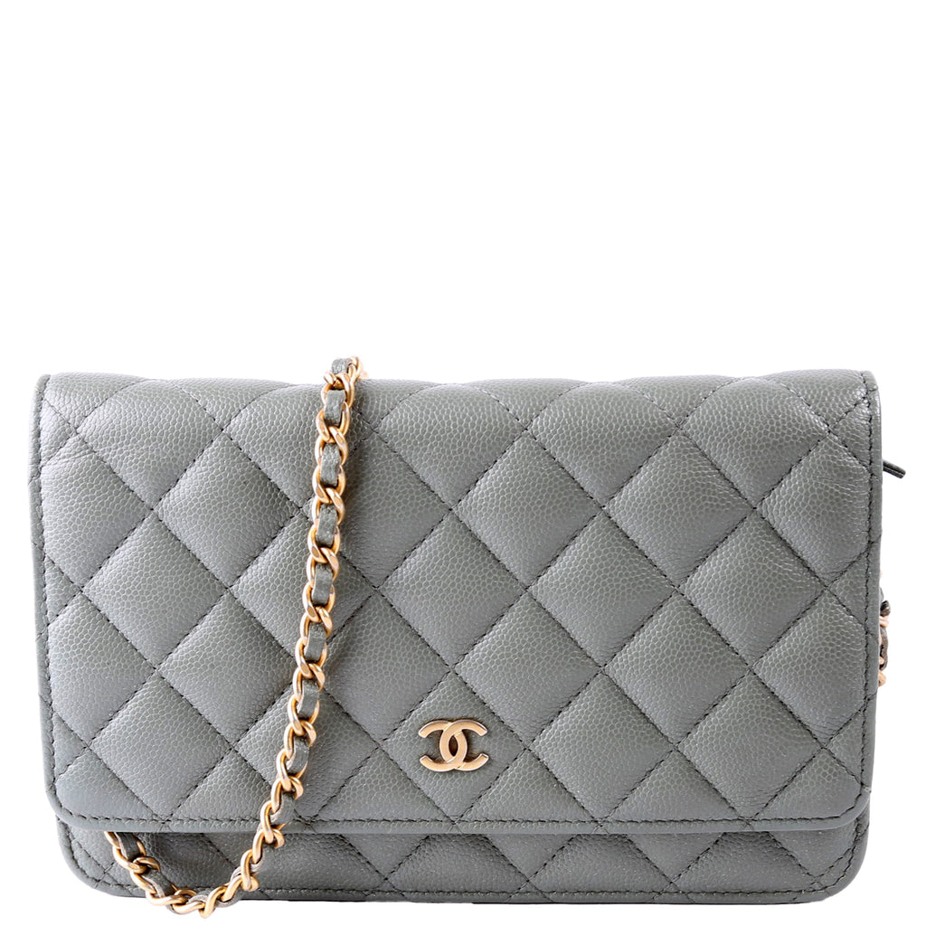WOC Classic Quilted Caviar Green