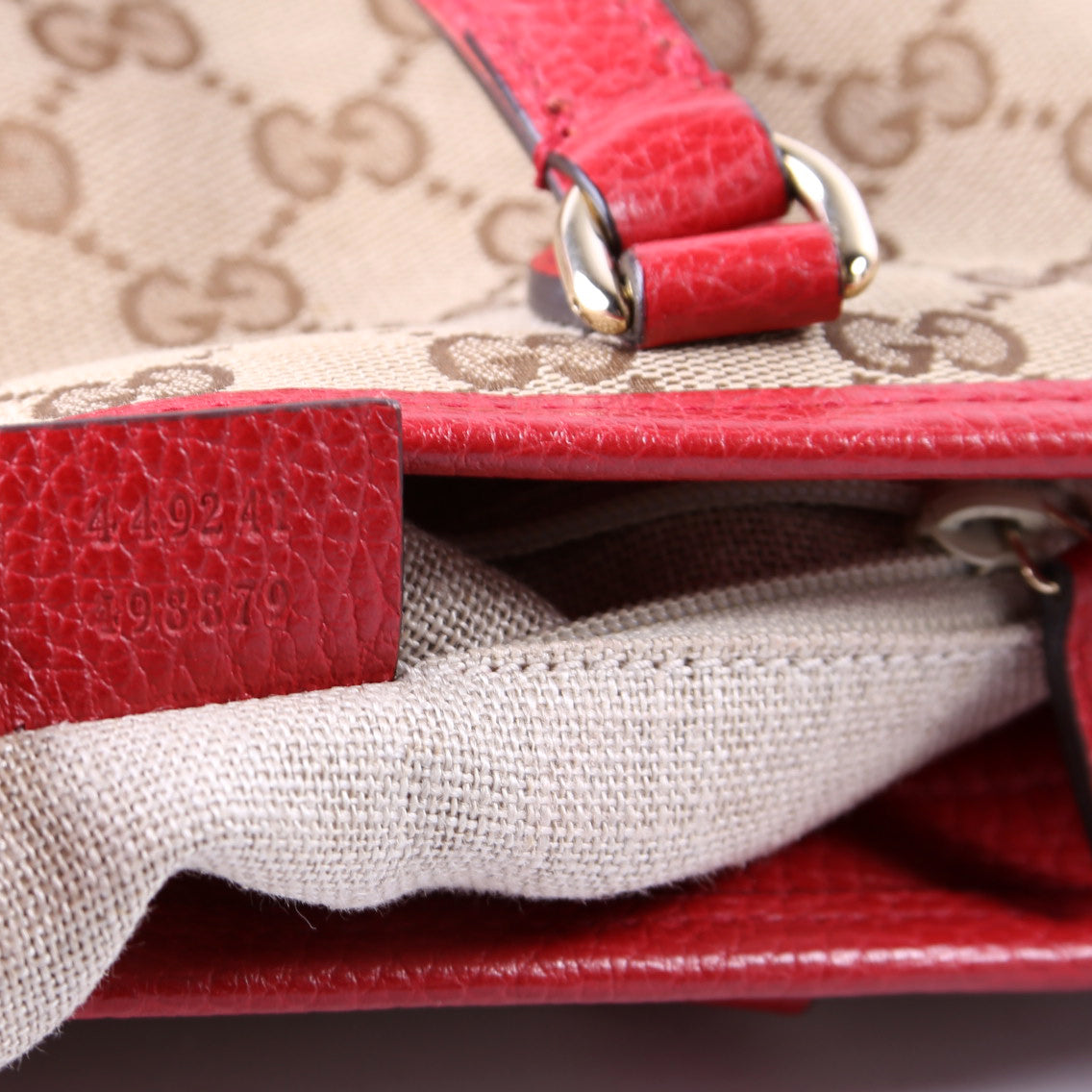 449241 GG Small Crossbody Red